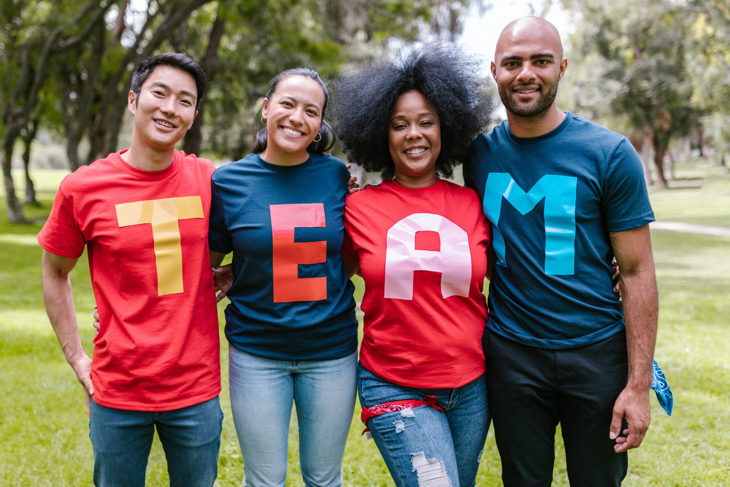 team , couleurs, soudée